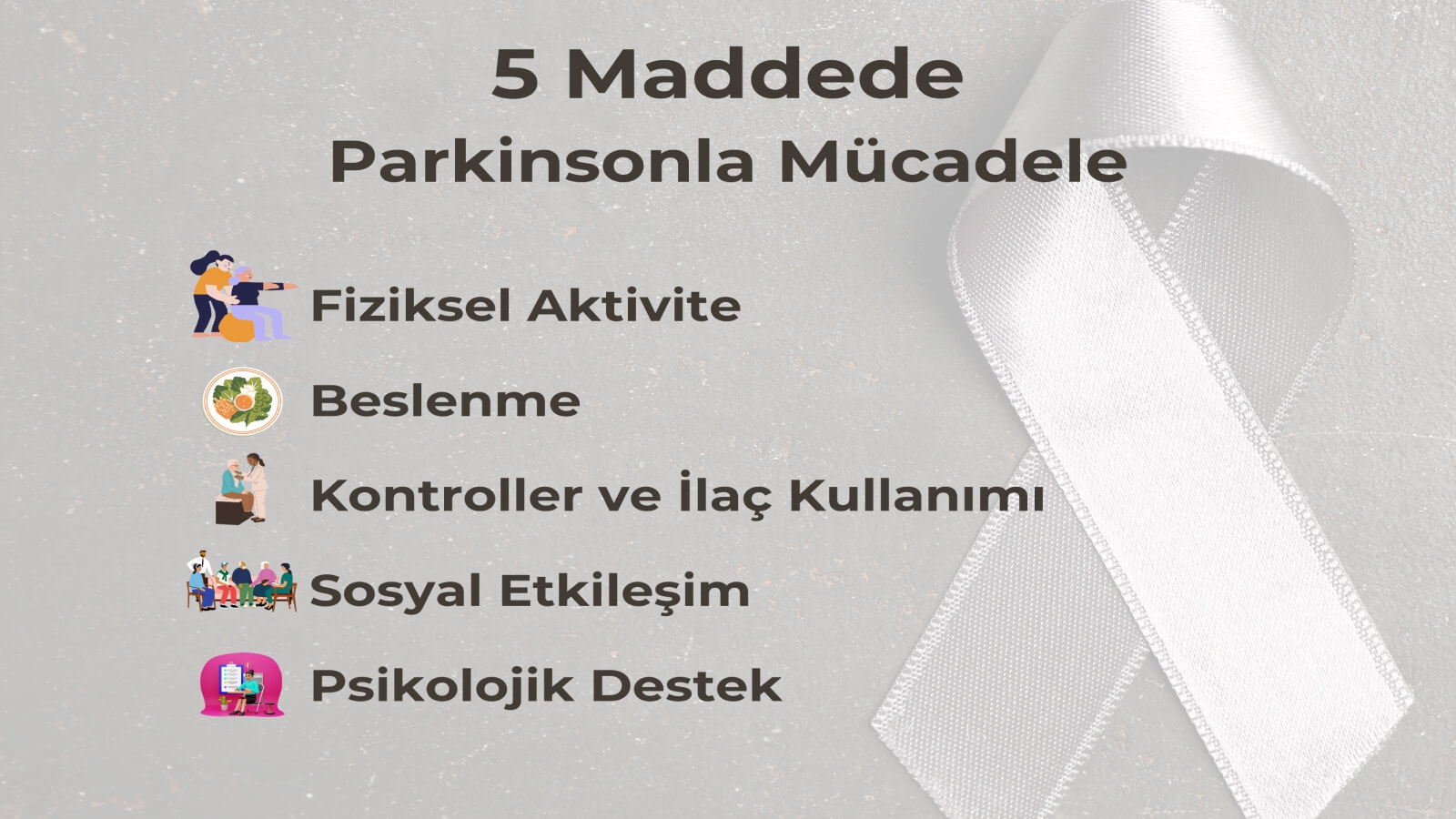 5 Maddede Parkinson